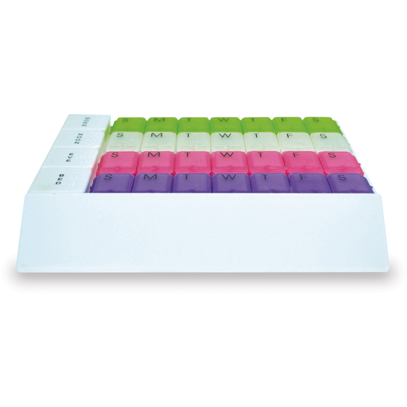 Four Weeks And Today Medicine Tray Organizer